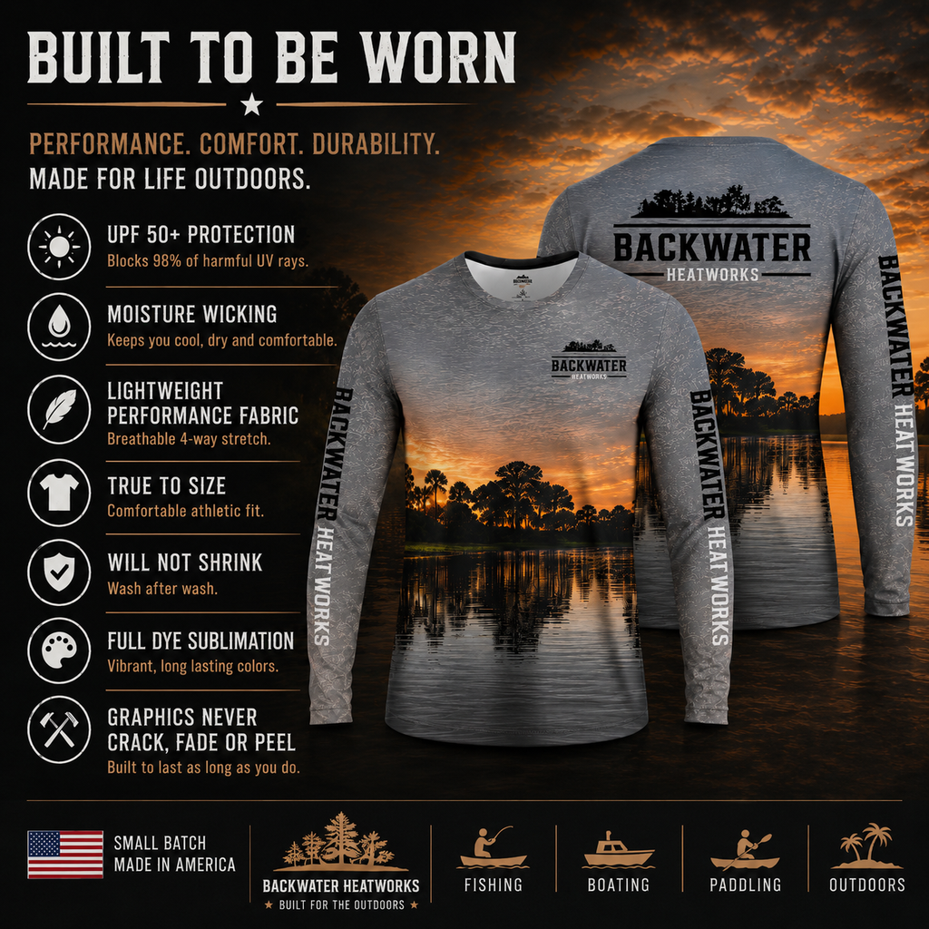 Backwater Heatworks Lake Series Performance Shirt