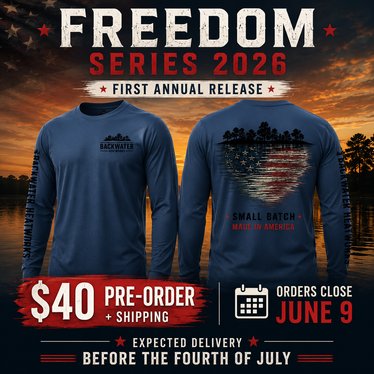 Backwater Heatworks Freedom Shirt 2026 (Limited Release)