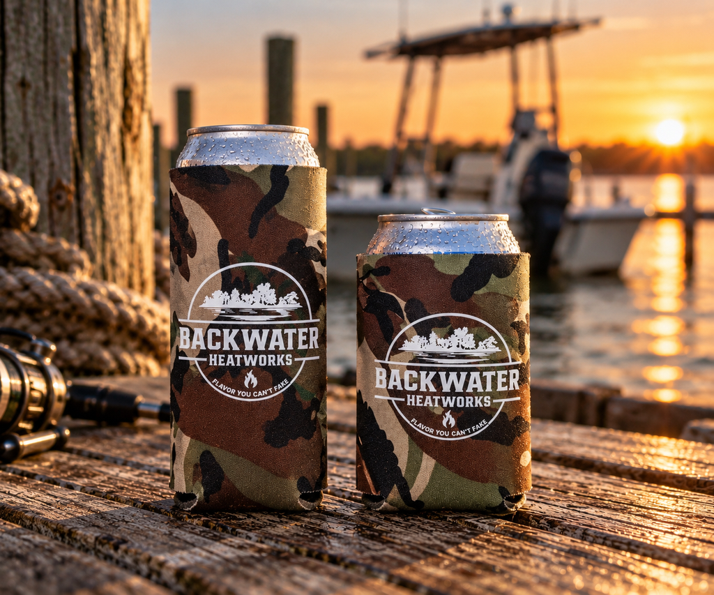 Backwater Heatworks Koozies