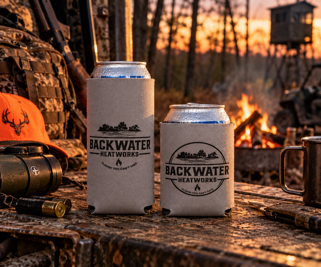Backwater Heatworks Koozies