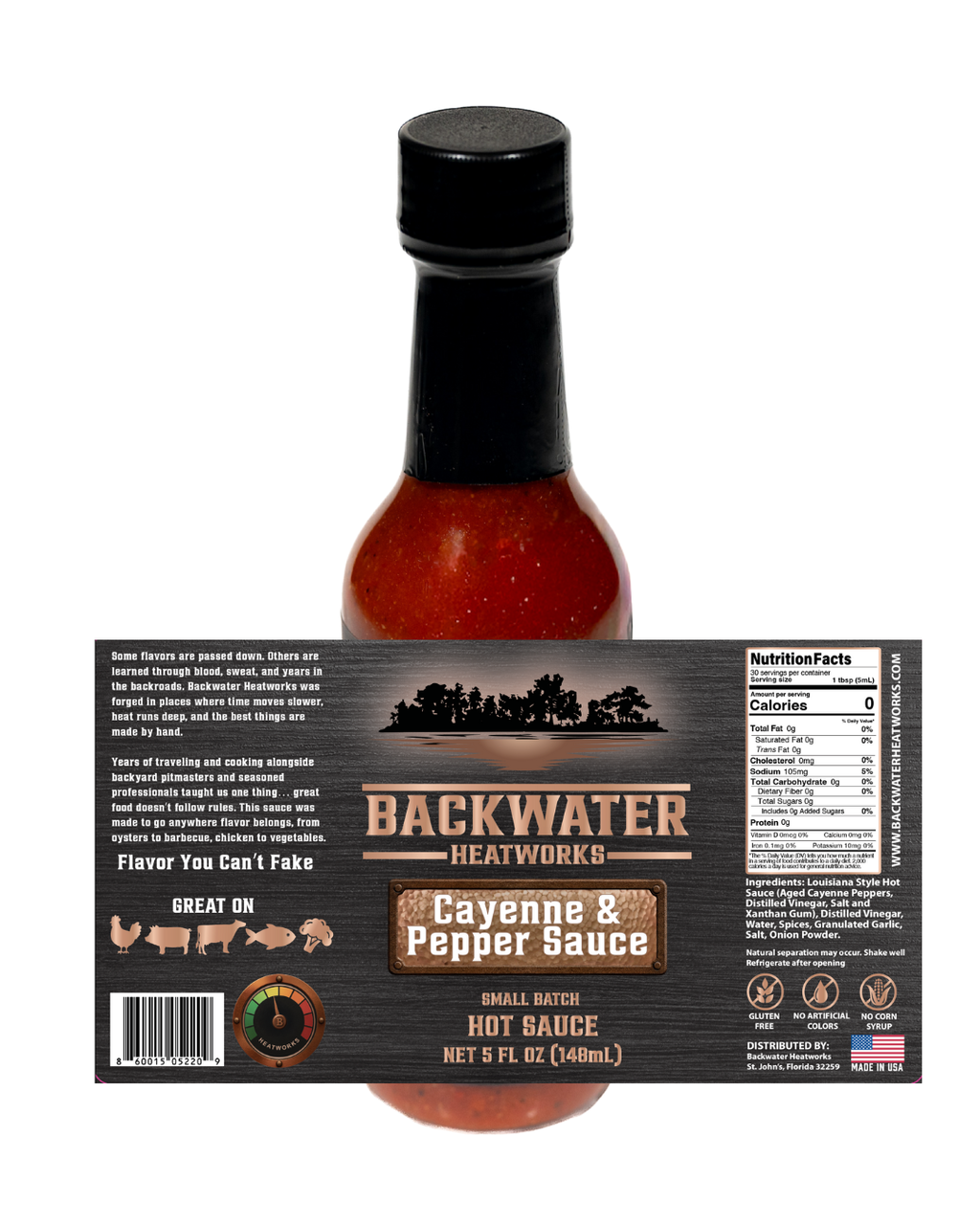 Cayenne & Pepper Sauce (5 oz)