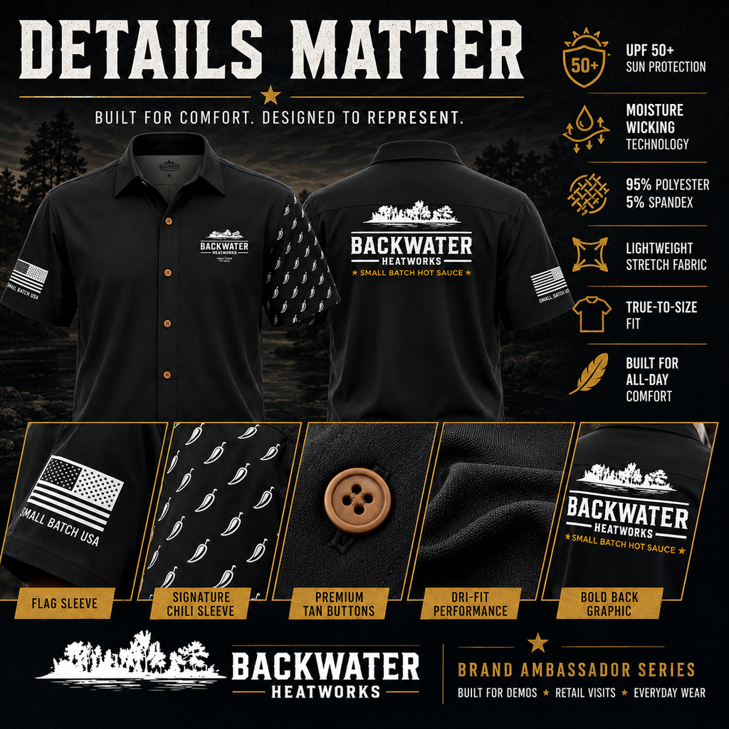 Backwater Heatworks Brand Ambassador Performance Shirt
