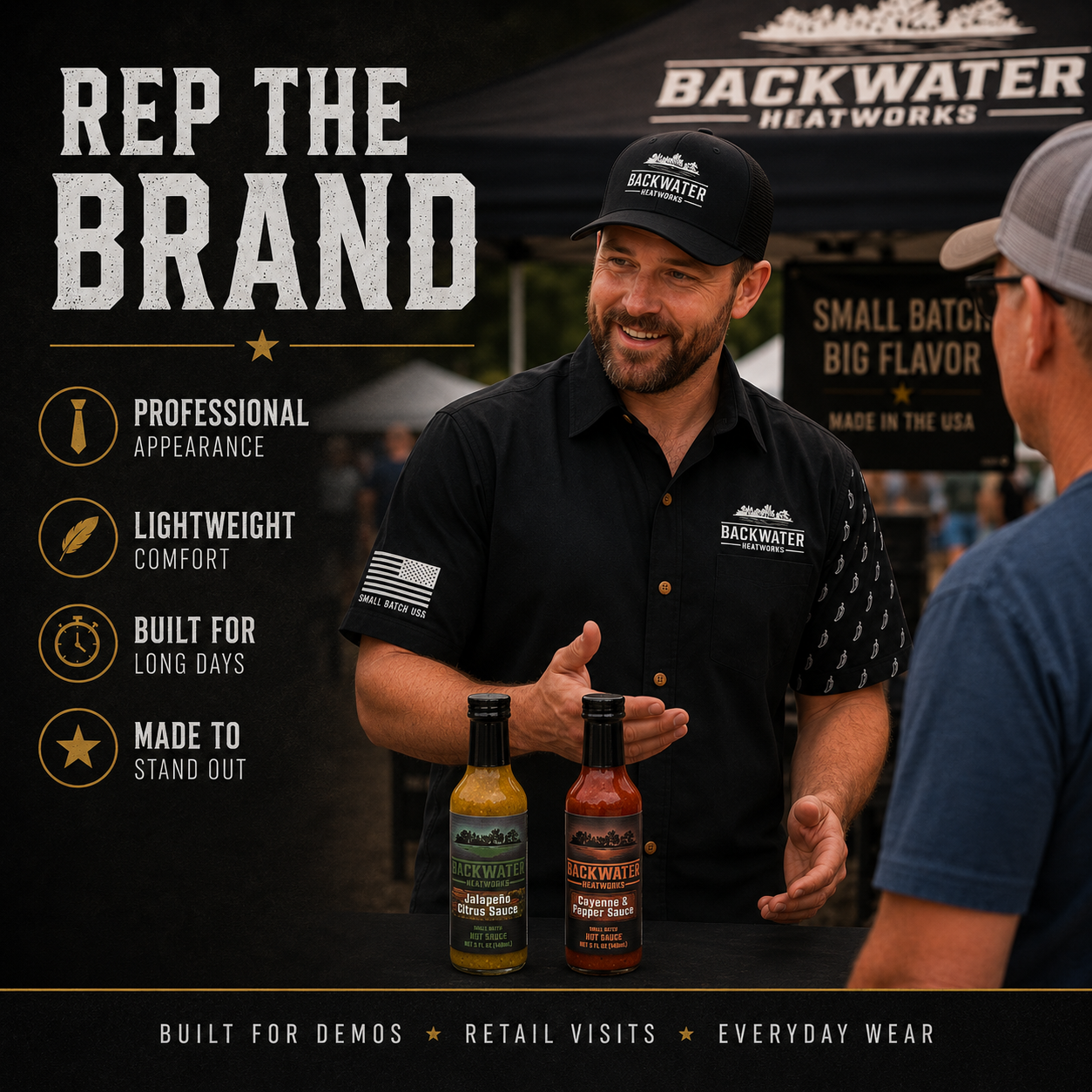 Backwater Heatworks Brand Ambassador Performance Shirt