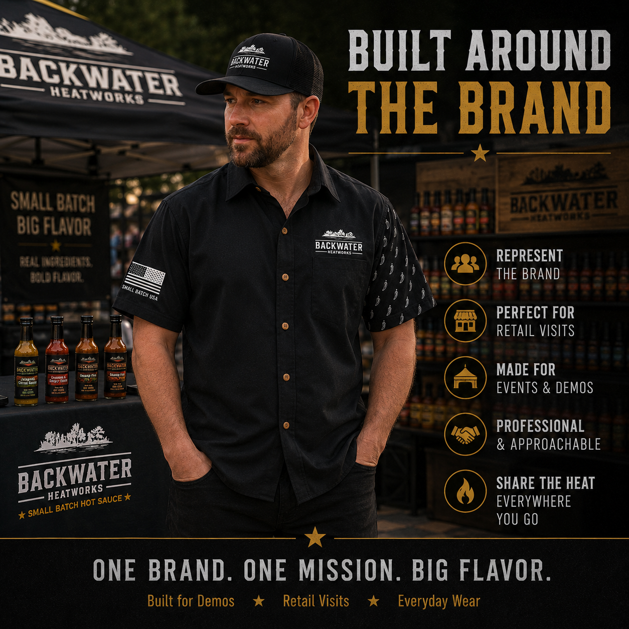 Backwater Heatworks Brand Ambassador Performance Shirt