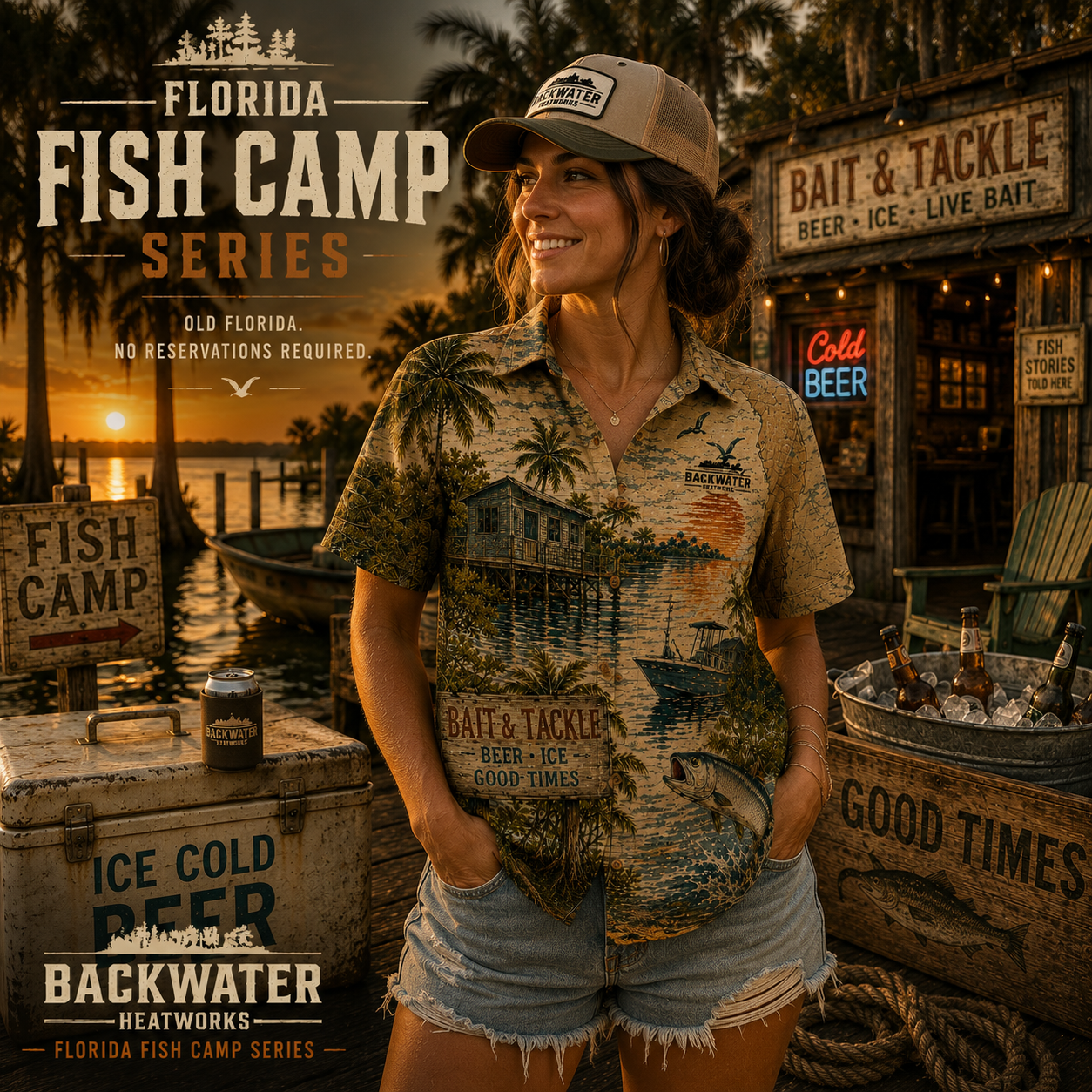 Florida Fish Camp Performance Shirt